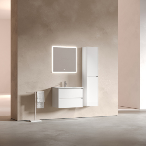 Тумба под раковину Sancos Libra LB70W 70х50 подвесная цвет белый - фото 4